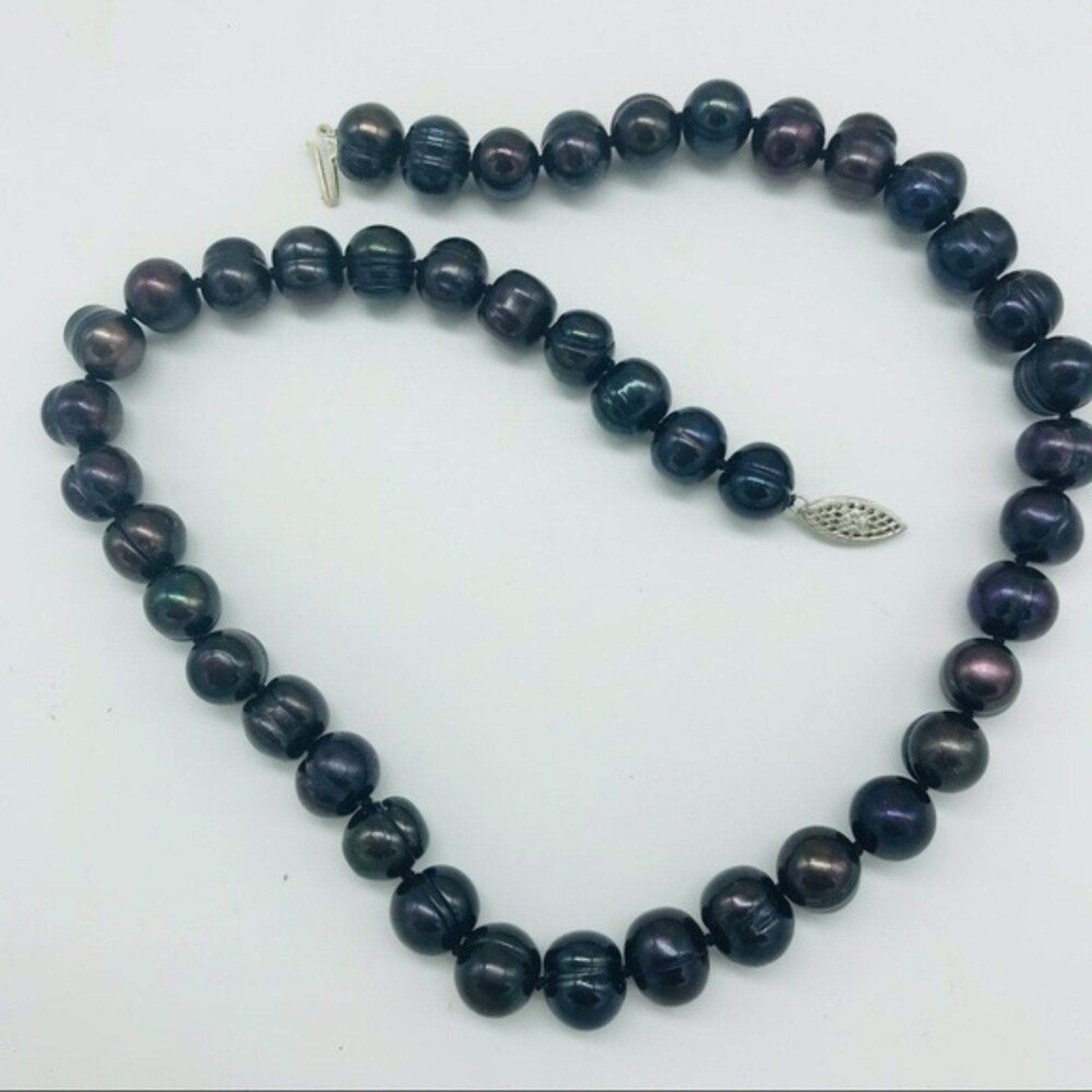 Ips Real Baroquue Pearls 925 Clasp Iridescent 18”
